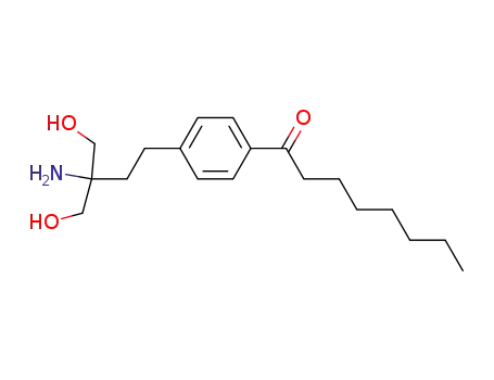 1-[4-(3-amino-4-hydroxy-3-hydroxymethyl-butyl)-phenyl]-octan-1-one