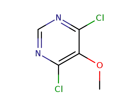 Molecular Structure of 5018-38-2 (4,6-Dichloro-5-methoxypyrimidine)
