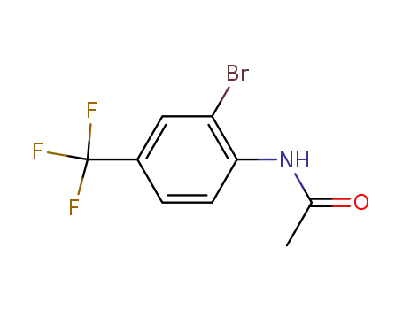 Molecular Structure of 175135-49-6 (2'-BROMO-4'-(TRIFLUOROMETHYL)ACETANILIDE 98)