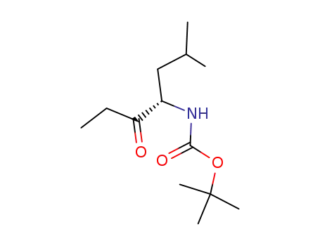 (1-isobutyl-2-oxobutyl)carbamic acid tert-butyl ester