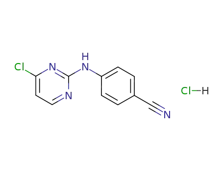 4-[(4-chloro-2-pyrimidinyl)amino]benzonitrile hydrochloride