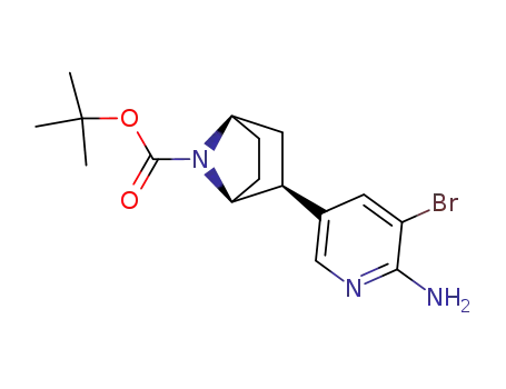 7-tert-butoxycarbonyl-2-exo-(2′-amino-3′-bromo-5′-pyridinyl)-7-azabicyclo[2.2.1]heptane