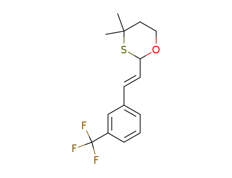 trans-4,4-dimethyl-2-(m-trifluoromethylstyryl)-1,3-oxathiane