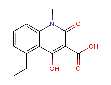 5-ethyl-4-hydroxy-1-methyl-2-oxo-1,2-dihydroquinoline-3-carboxylic acid