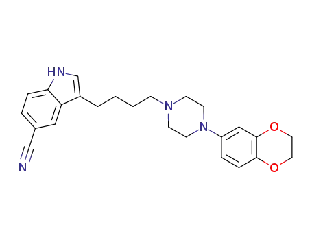 3-{4-[4-(2,3-dihydro-benzo[1,4]dioxin-6-yl)-piperazin-1-yl]-butyl}-1H-indole-5-carbonitrile