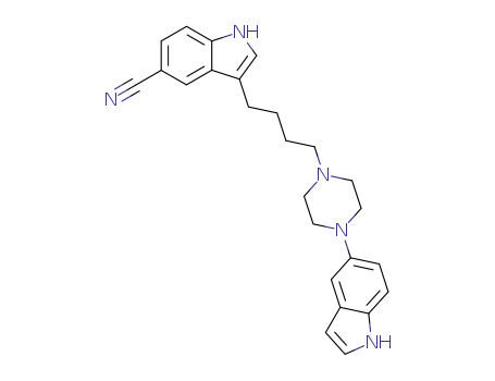 3-{4-[4-(1H-indol-5-yl)-piperazin-1-yl]-butyl}-1H-indole-5-carbonitrile