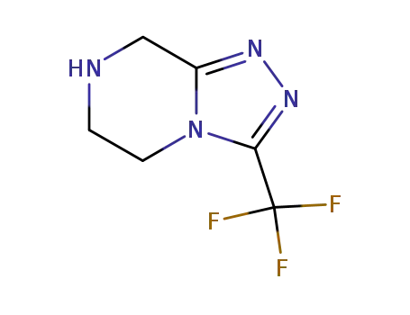 3-(trifluoromethyl)-5H,6H,7H,8H-[1,2,4]triazolo[4,3-a]pyrazine