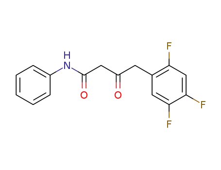 4-(2,4,5-trifluorophenyl)-3-oxo-N-phenylbutanamide