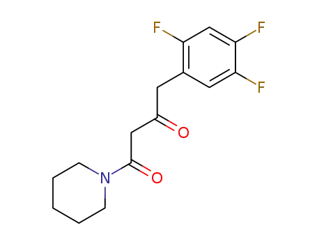 1-(1-piperidinyl)-4-(2,4,5-trifluorophenyl)-1,3-butanedione