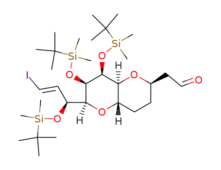 [(2R,4aS,6S,7R,8S,8aS)-7,8-bis{[tert-butyl(dimethyl)silyl]oxy}-6-((1S,2E)-1-{[tertbutyl(dimethyl)silyl]oxy}-3-iodoprop-2-en-1-yl)octahydropyrano[3,2-b]pyran-2-yl]acetaldehyde