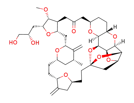 (1S,3S,6S,9S,12S,14R,16R,18S,20R,21R,22S,26R,29S,31R,32S,33R,35R,36S)-20-[(2S)-2,3-Dihydroxypropyl]-21-methoxy-14-methyl-8,15-bis(methylene)-2,19,30,34,37,39,40,41-octaoxanonacyclo[24.9.2.13,32.13,33.16,9.112,16.018,22.029,36.031,35]hentetracontan-24-one
