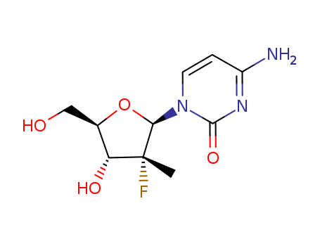 2'-deoxy-2'-fluoro-2'-C-methylcytidine