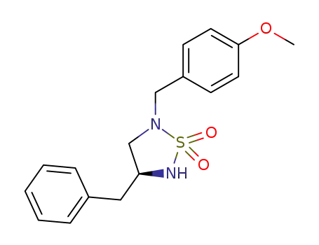 (4S)-4-benzyl-2-(4-methoxybenzyl)-1,2,5-thiadiazolidine-1,1-dioxide