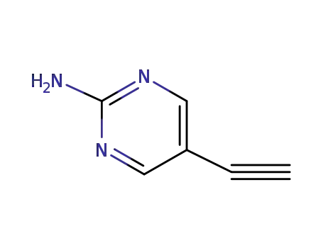 2-Pyrimidinamine, 5-ethynyl- (9CI)