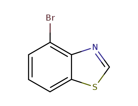 Molecular Structure of 767-68-0 (Benzothiazole, 4-bromo- (7CI,8CI))