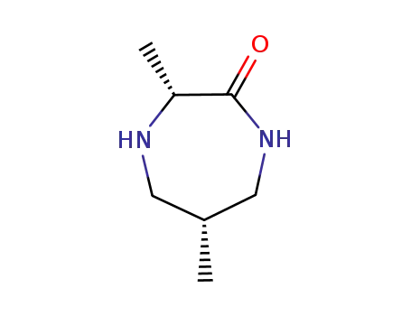 Molecular Structure of 842103-96-2 (2H-1,4-Diazepin-2-one, hexahydro-3,6-dimethyl-, (3R,6R)-)