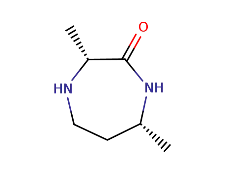 Molecular Structure of 842103-82-6 (2H-1,4-Diazepin-2-one, hexahydro-3,7-dimethyl-, (3R,7R)-)