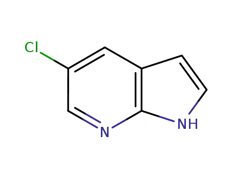 Molecular Structure of 866546-07-8 (5-Chloro-7-azaindole)