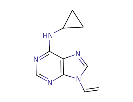 9H-Purin-6-amine, N-cyclopropyl-9-ethenyl-