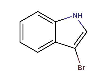 Molecular Structure of 1484-27-1 (3-Bromoindole)