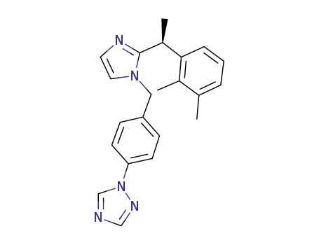 1-[4-({2-[(1S)-1-(2,3-Dimethylphenyl)ethyl]-1H-imidazol-1-yl}methyl)phenyl]-1H-1,2,4-triazole