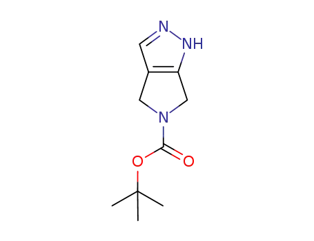 Molecular Structure of 657428-42-7 (Pyrrolo[3,4-c]pyrazole-5(1H)-carboxylic acid, 4,6-dihydro-, 1,1-dimethylethyl ester)