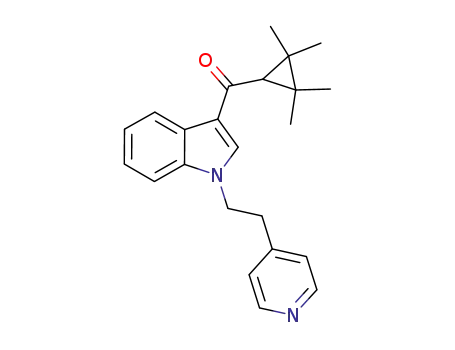 (1-(2-(pyridin-4-yl)ethyl)-1H-indol-3-yl)-(2,2,3,3-tetramethylcyclopropyl)-methanone