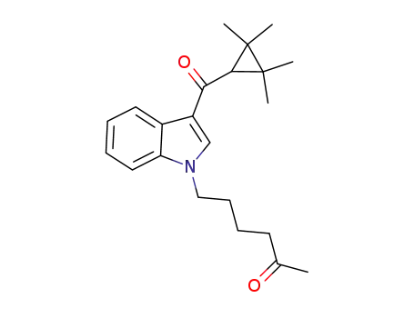 6-(3-(2,2,3,3-tetramethylcyclopropanecarbonyl)-1H-indol-1-yl)-hexan-2-one