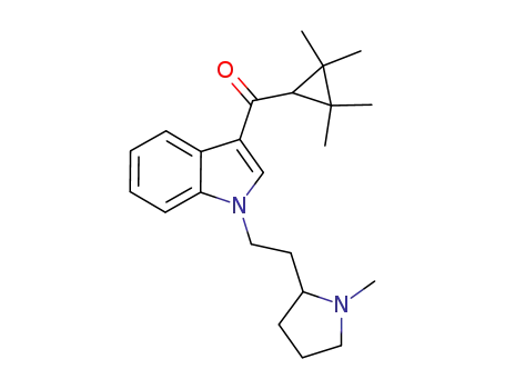 (1-(2-(1-methylpyrrolidin-2-yl)ethyl)-1H-indol-3-yl)(2,2,3,3-tetramethylcyclopropyl)methanone