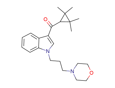 (1-(3-morpholin-4-ylpropyl)-1H-indol-3-yl)(2,2,3,3-tetramethylcyclopropyl)methanone