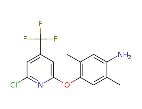 4-(2-chlor-4-trifluormethylpyridyl-6-oxy)-2,5-xylidine