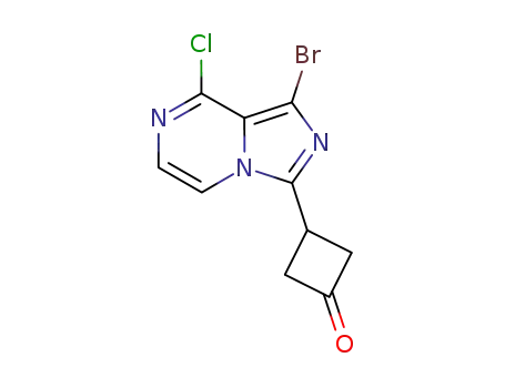 3-(1-bromo-8-chloroimidazo[1,5-a]pyrazin-3-yl)cyclobutanone