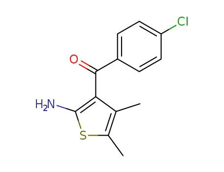 (2-Amino-4,5-dimethylthiophen-3-yl)-(4-chlorophenyl)methanone cas no. 50508-66-2 98%