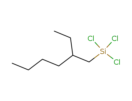 Molecular Structure of 222058-04-0 (trichloro(2-ethylhexyl)silane)