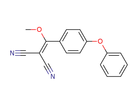 Molecular Structure of 330792-69-3 (Propanedinitrile, 2-[Methoxy(4-phenoxyphenyl)Methylene]-)