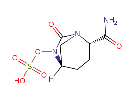 Sulfuric acid mono[(1R,2S,5R)-2-(aminocarbonyl)-7-oxo-1,6-diazabicyclo[3.2.1]oct-6-yl] ester