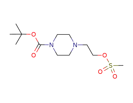 tert-butyl 4-(2-((methylsulfonyl)oxy)ethyl)piperazine-1-carboxylate