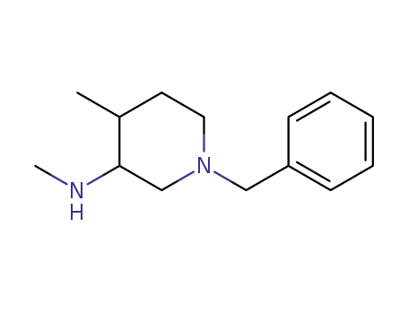 1-Benzyl-4-methyl-3-(methylamino)piperidine;