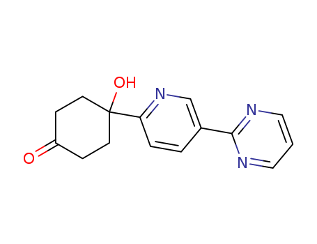 4-hydroxy-4-(5-pyrimidin-2-ylpyridin-2-yl)cyclohexanone