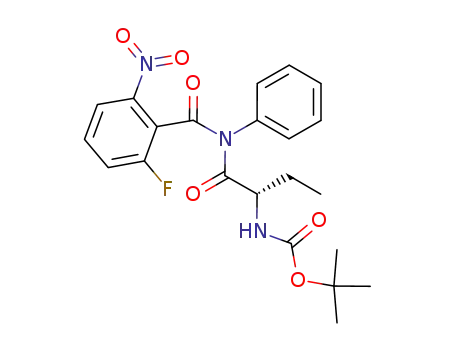 [(1S)-1-[[(2-Fluoro-6-nitrobenzoyl)phenylamino]carbonyl]propyl]carbamic acid 1,1-dimethylethyl ester