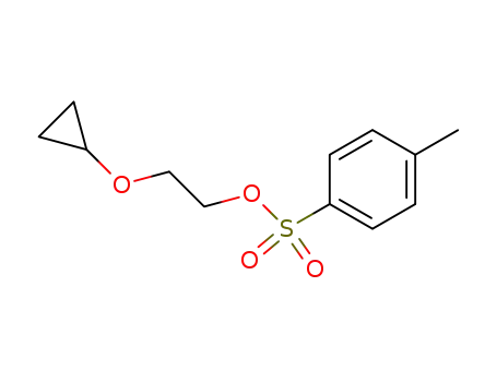 Molecular Structure of 862728-59-4 (Ethanol, 2-(cyclopropyloxy)-, 4-methylbenzenesulfonate)