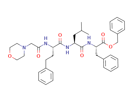 (alphaS)-alpha-[[2-(4-Morpholinyl)acetyl]amino]benzenebutanoyl-L-leucyl-L-phenylalanine phenylmethyl ester