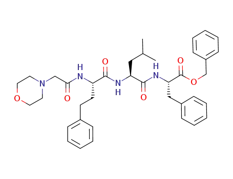 (S)-Benzyl 2-((S)-4-methyl-2-((S)-2-(2-morpholino acetamido)-4-phenylbutanamido)pentanamido)-3-phenylpropanoate