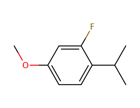2-(2-fluoro-4-methoxyphenyl)isopropane