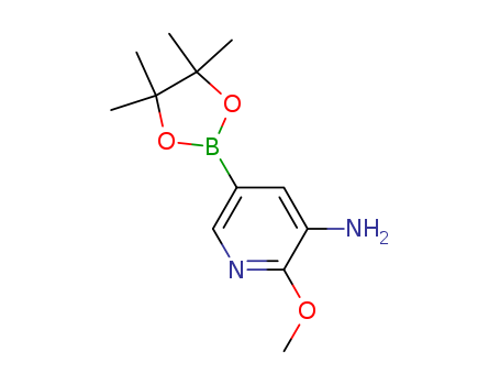 2-Methoxy-5-(4,4,5,5-tetramethyl-[1,3,2]
dioxaborolan-2-yl)-pyridin-3-ylamine