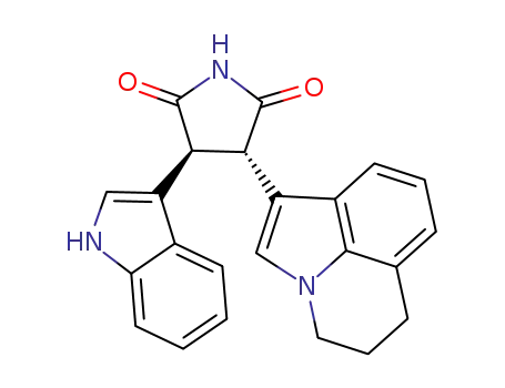 (±)-trans-3-(5,6-dihydro-4H-pyrrolo[3,2,1-ij]quinolin-1-yl)-4-(1H-indol-3-yl)pyrrolidine-2,5-dione