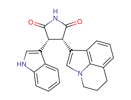 (±)-cis-3-(5,6-dihydro-4H-pyrrolo[3,2,1-ij]quinolin-1-yl)-4-(1H-indol-3-yl)pyrrolidine-2,5-dione