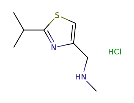 2-Isopropyl-4(((N-methyl)amino)methyl)thiazole hydrochloride