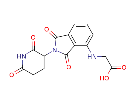 Molecular Structure of 927670-97-1 (Glycine,
N-[2-(2,6-dioxo-3-piperidinyl)-2,3-dihydro-1,3-dioxo-1H-isoindol-4-yl]-)