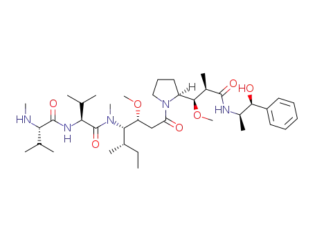 L-Valinamide, N-methyl-L-valyl-N-[(1S,2R)-4-[(2S)-2-[(1R,2R)-3-[[(1R,2S)-2-hydroxy-1 -methyl-2-phenylethyl]amino]-1-methoxy-2-methyl-3-oxopropyl]-1-pyrroli dinyl]-2-methoxy-1-[(1S)-1-methylpropyl]-4-o